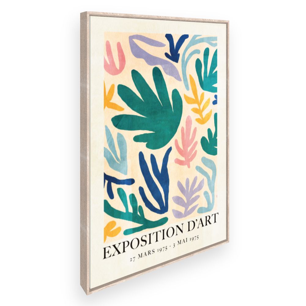 Toile Feuillages colorés