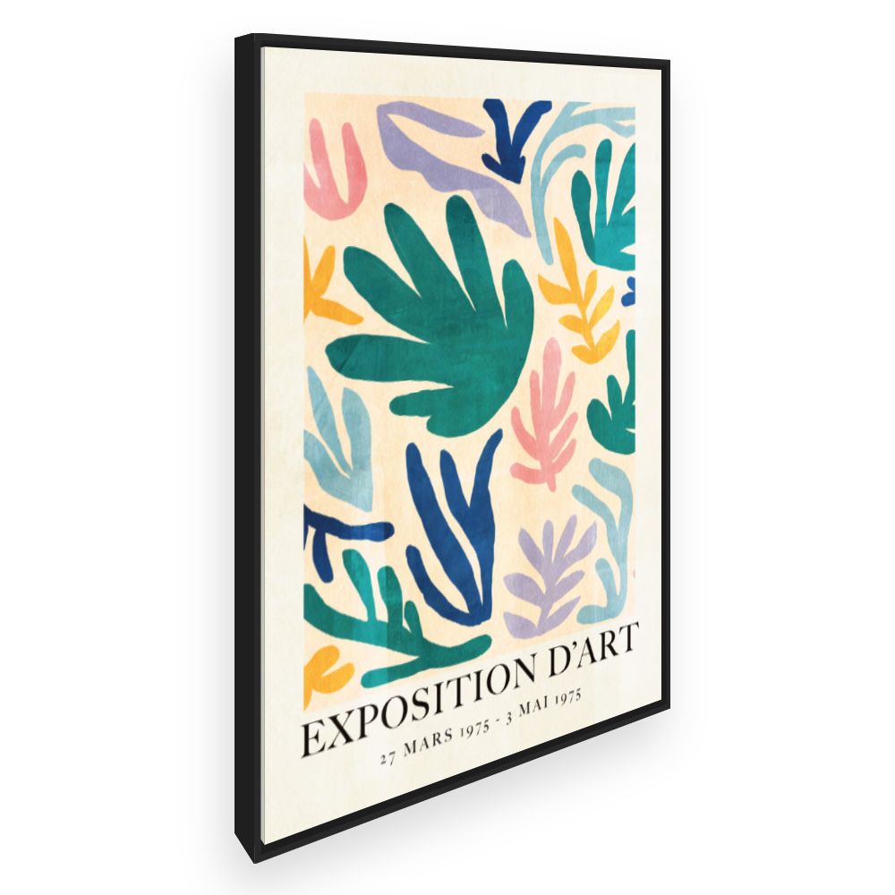 Toile Feuillages colorés