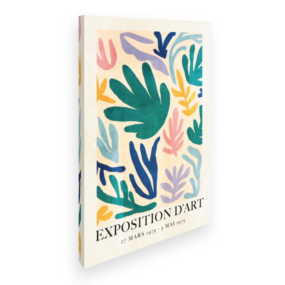 Toile Feuillages colorés