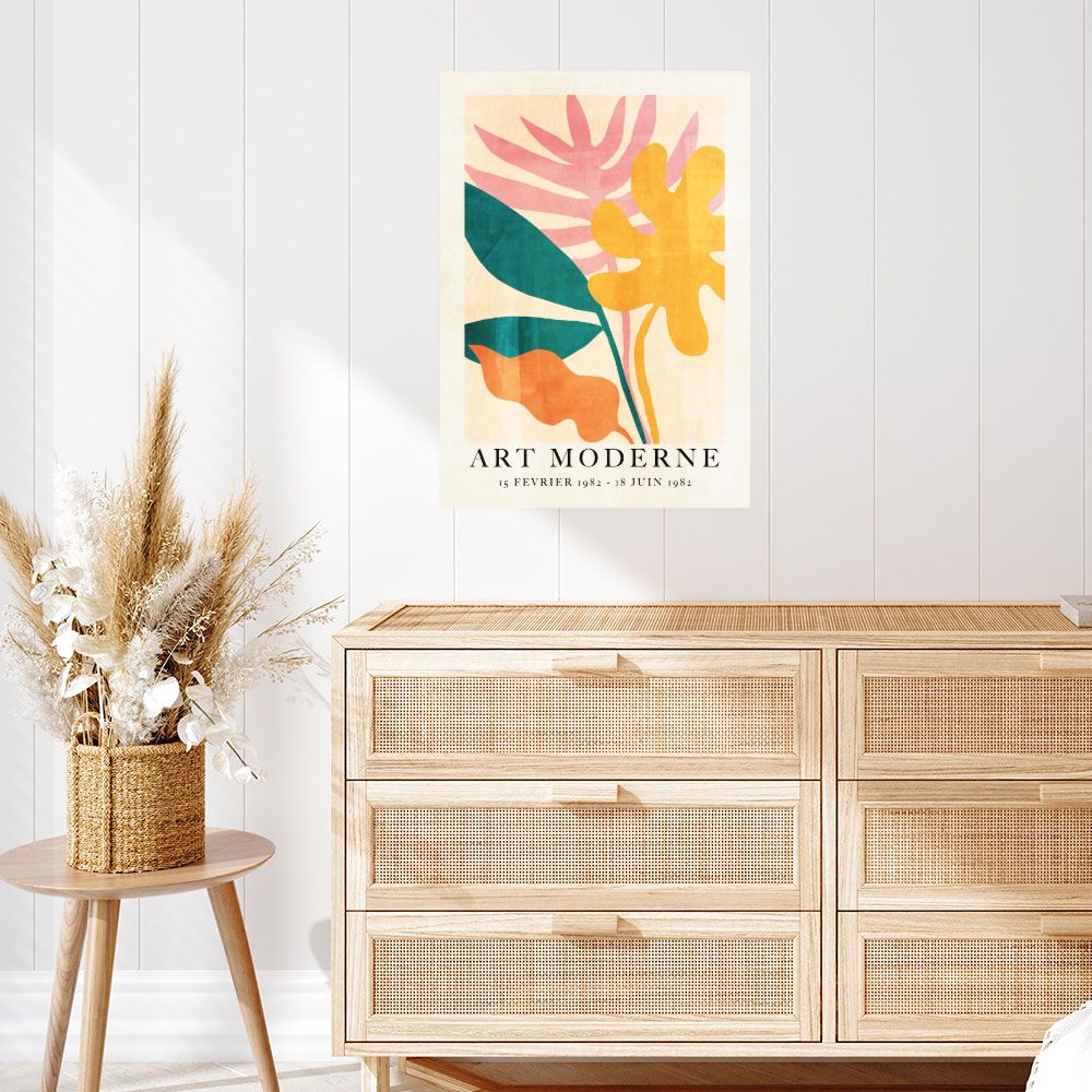 Affiche Feuilles modernes