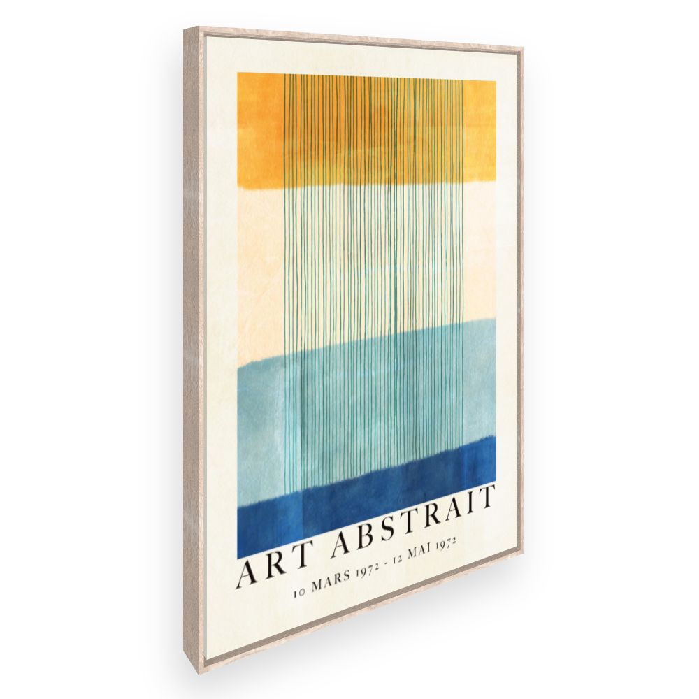 Toile Rayures abstraites élégantes