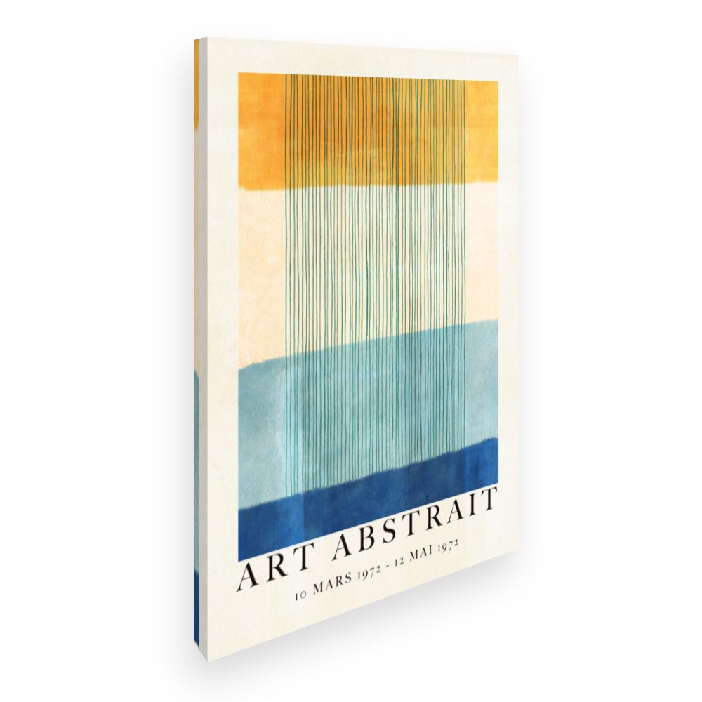 Toile Rayures abstraites élégantes