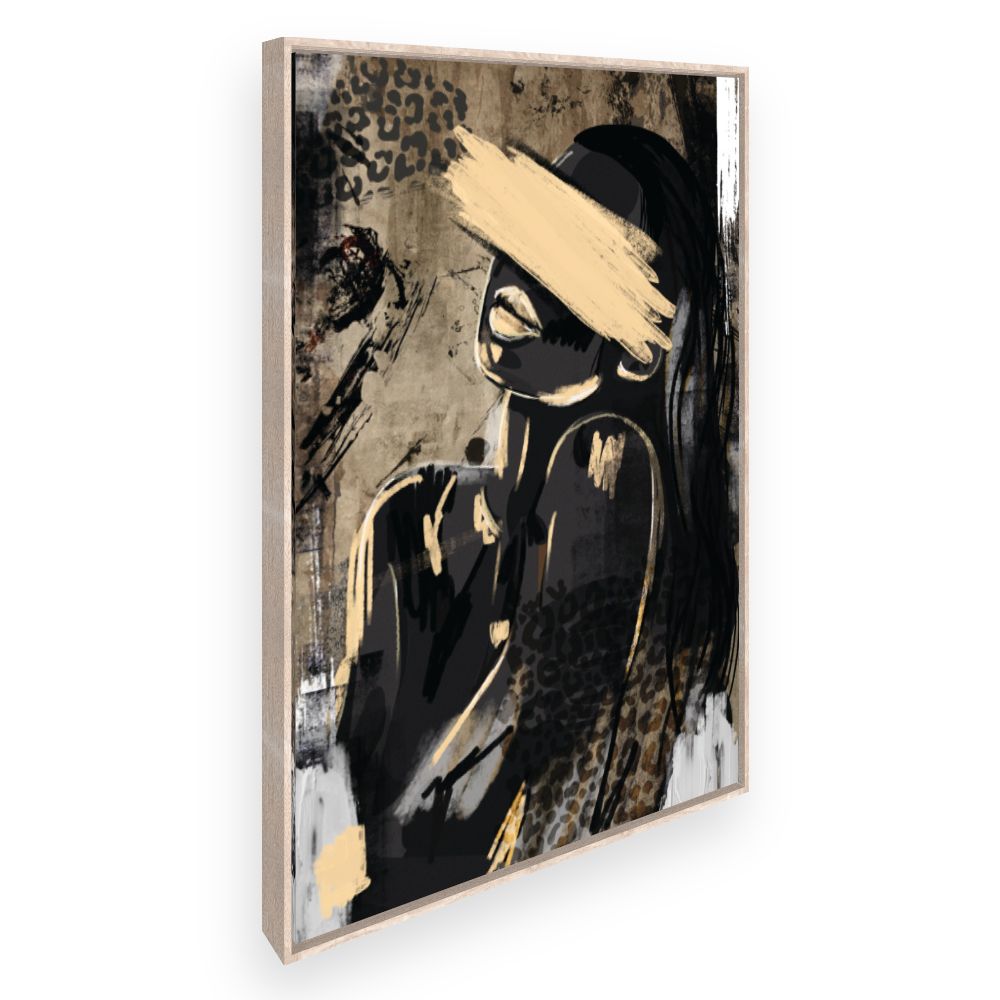 Toile Élégance abstraite