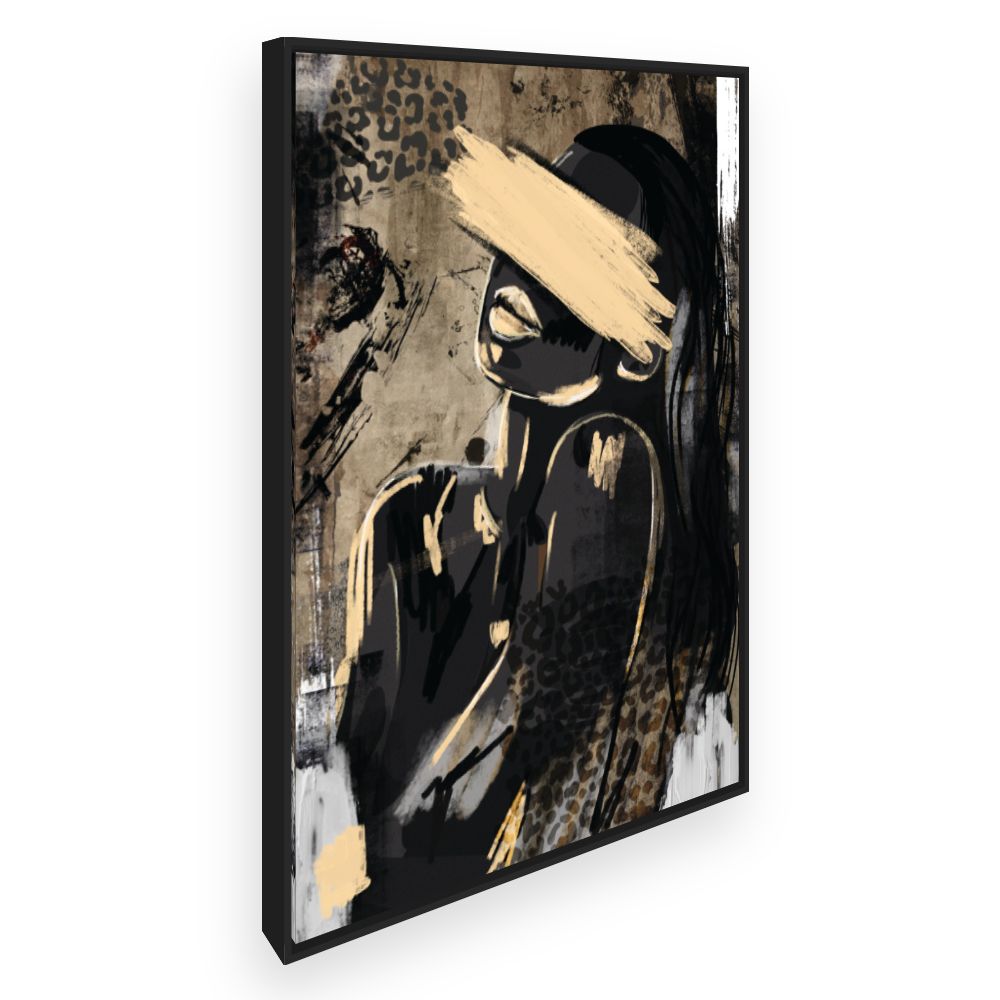 Toile Élégance abstraite