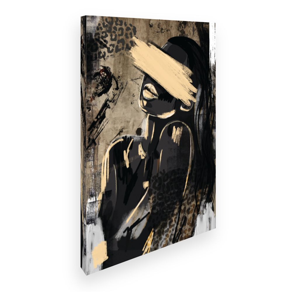 Toile Élégance abstraite