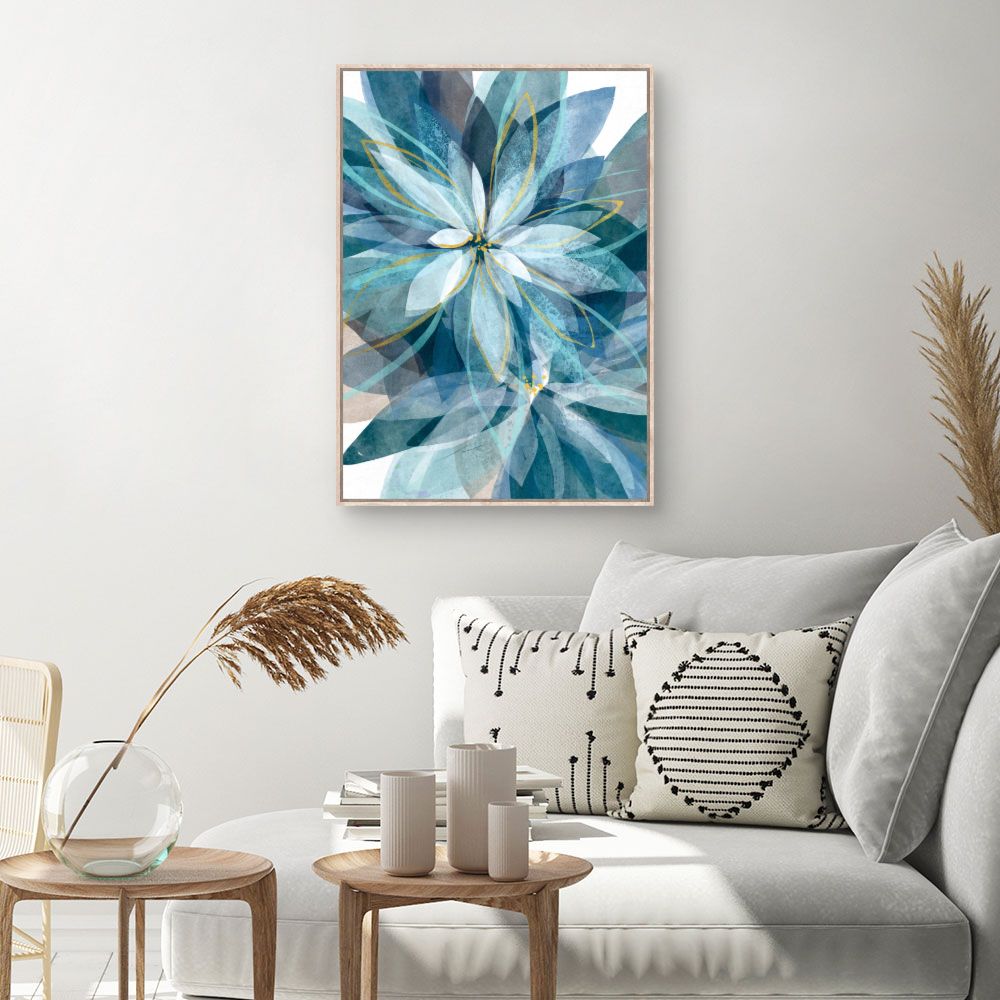 Tableau Fleurs abstraites
