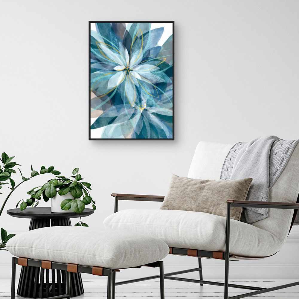 Tableau Fleurs abstraites