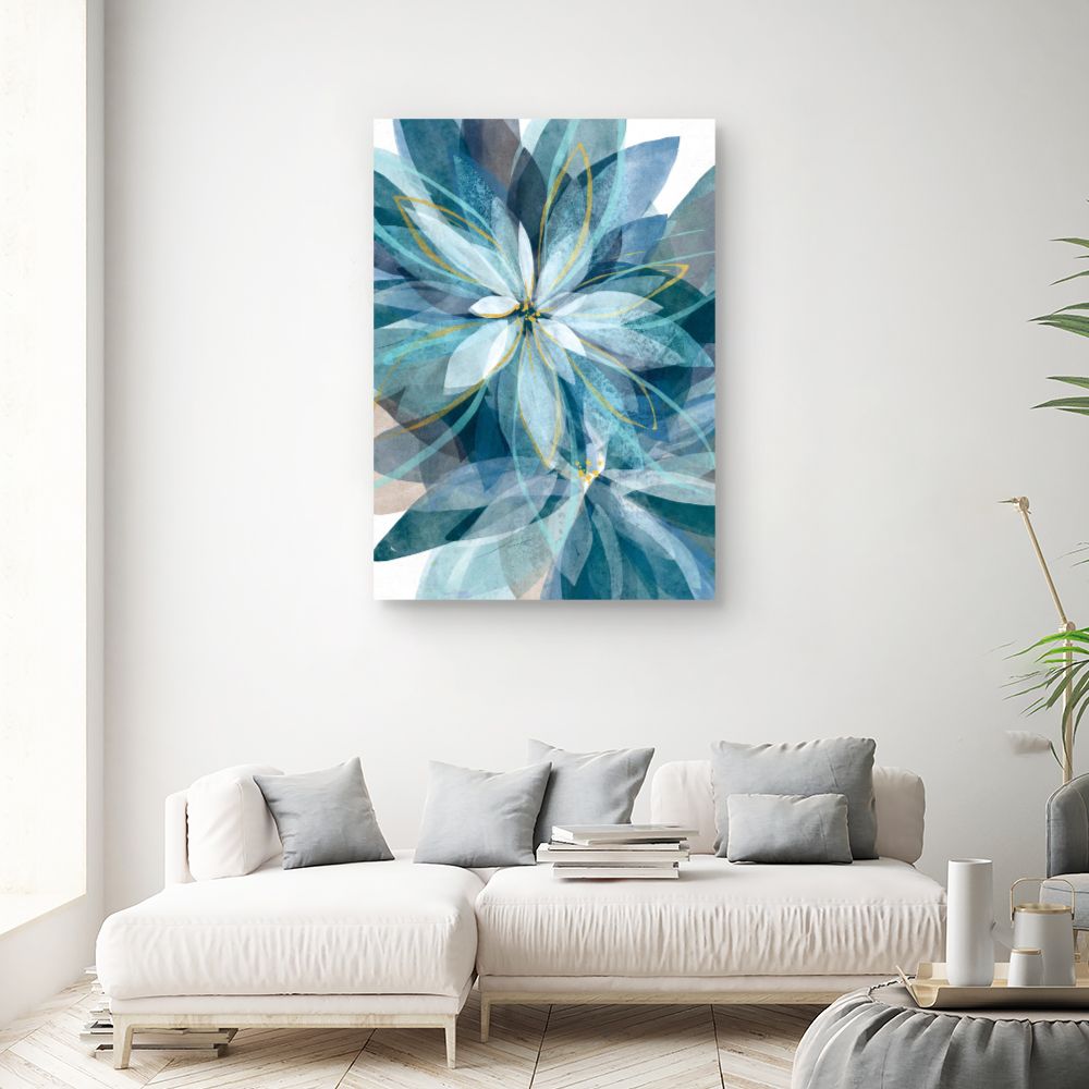 Tableau Fleurs abstraites