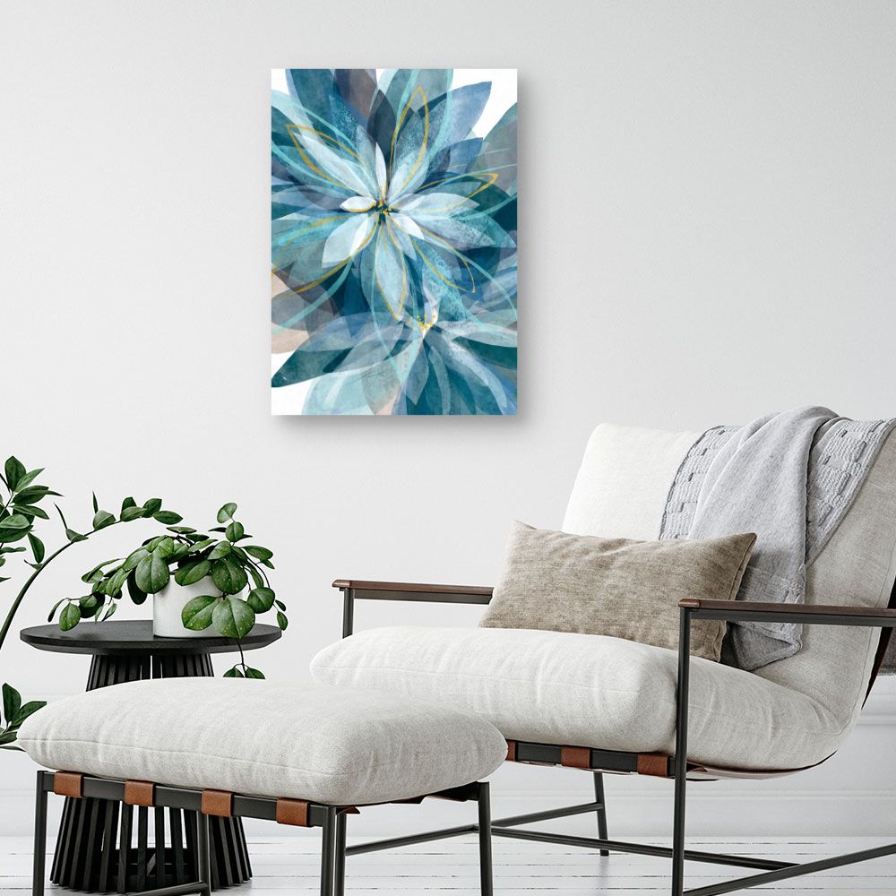 Tableau Fleurs abstraites