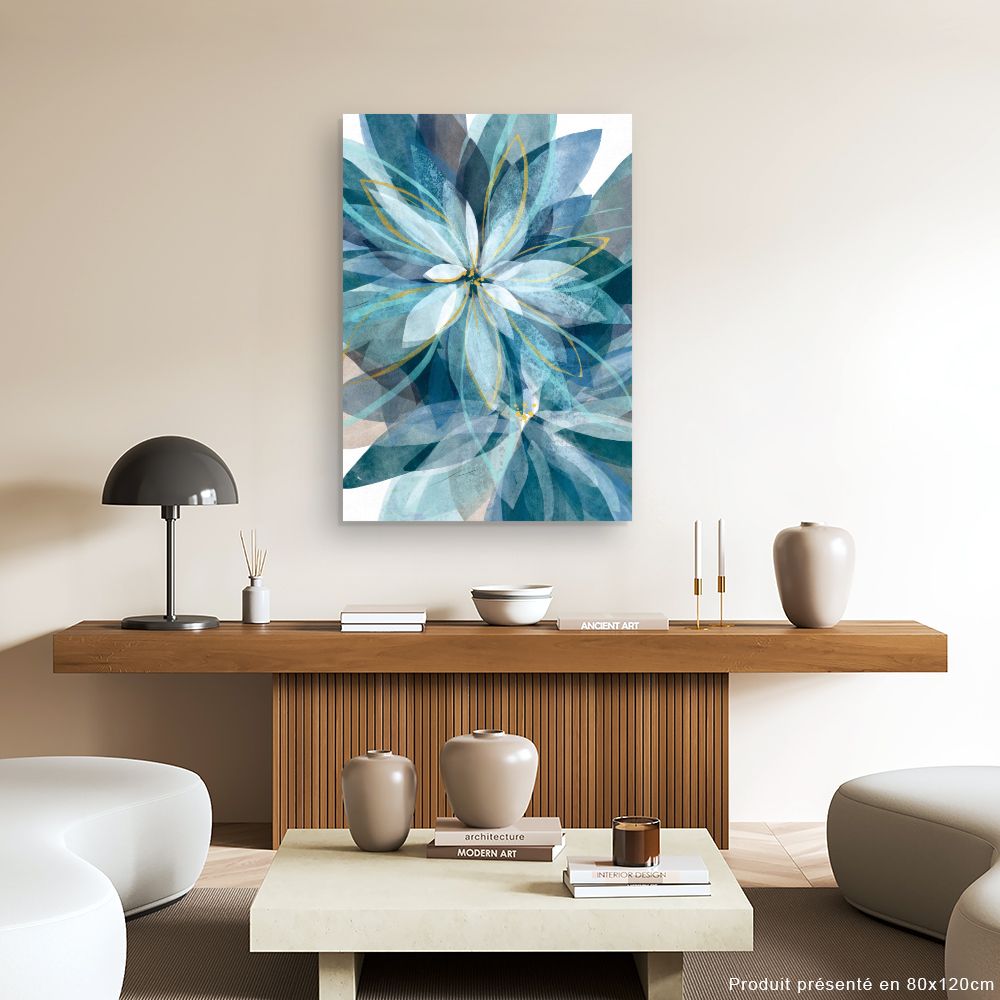 Tableau Fleurs abstraites