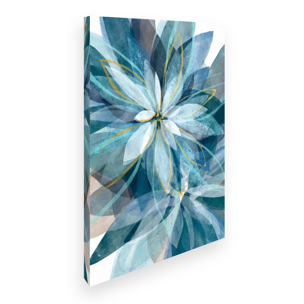 Toile Fleurs abstraites