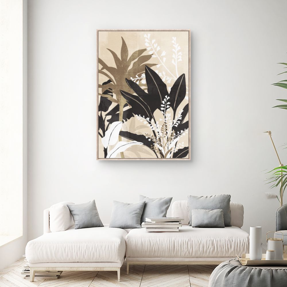 Tableau Feuillage exotique