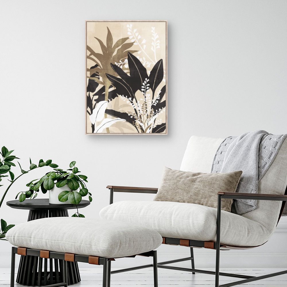 Tableau Feuillage exotique