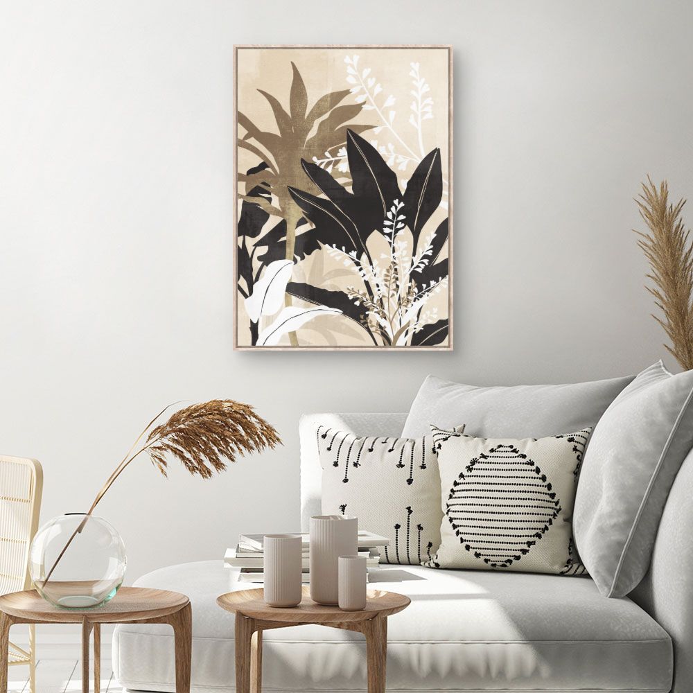 Tableau Feuillage exotique