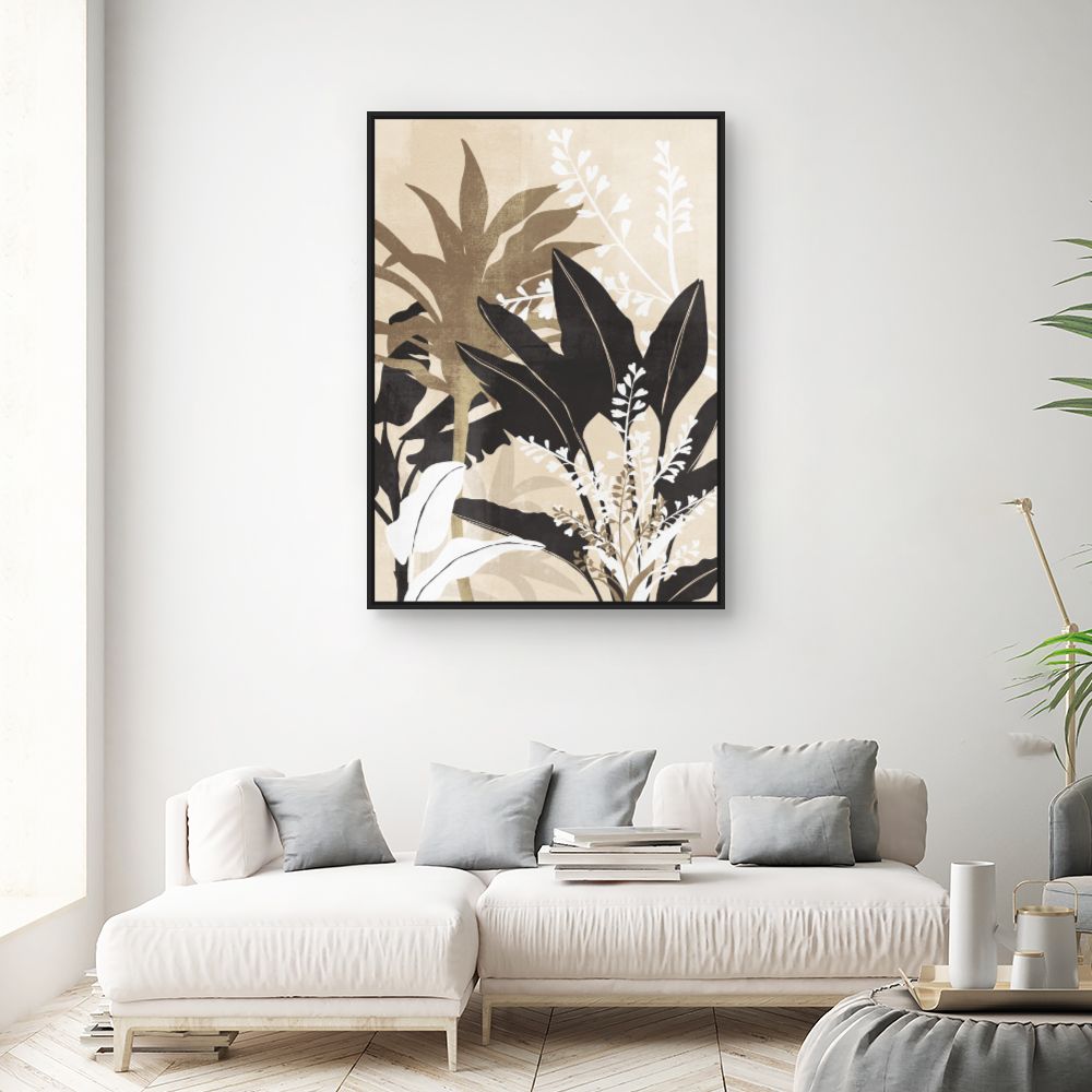 Tableau Feuillage exotique