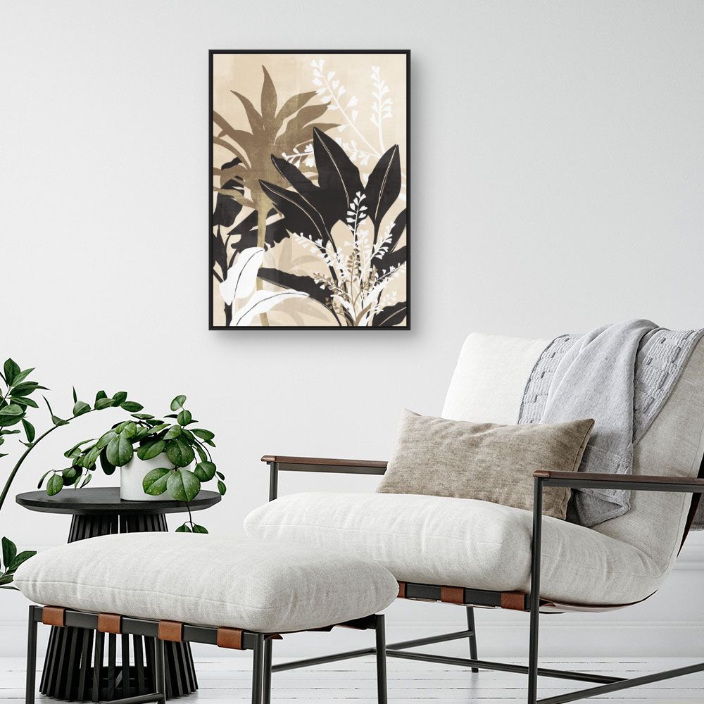 Tableau Feuillage exotique
