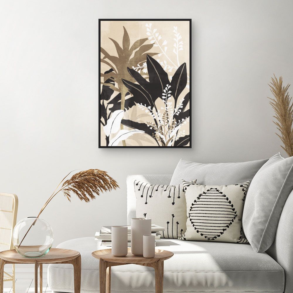 Tableau Feuillage exotique
