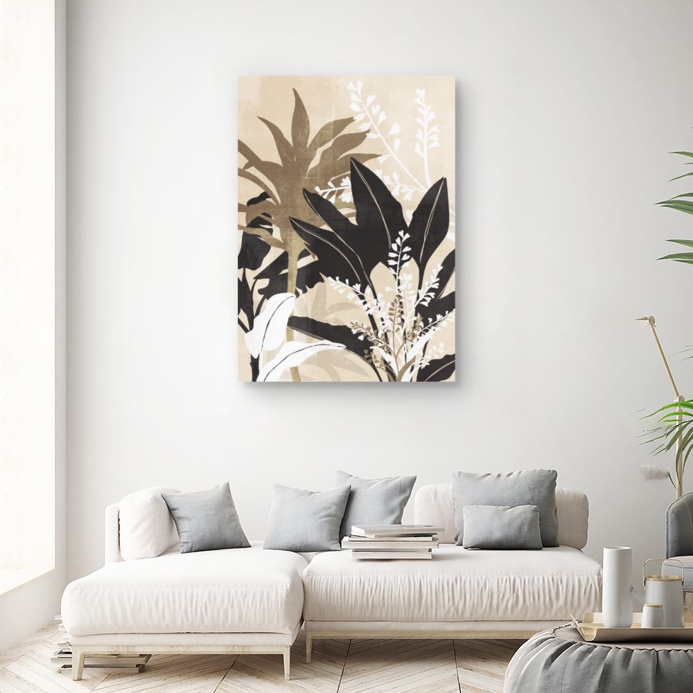 Tableau Feuillage exotique