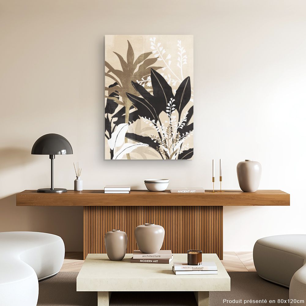 Tableau Feuillage exotique