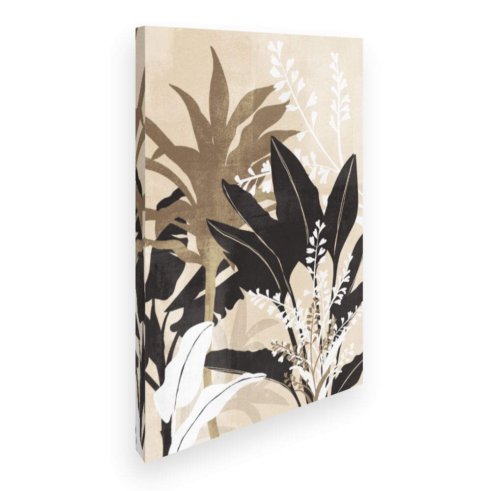 Toile Feuillage exotique