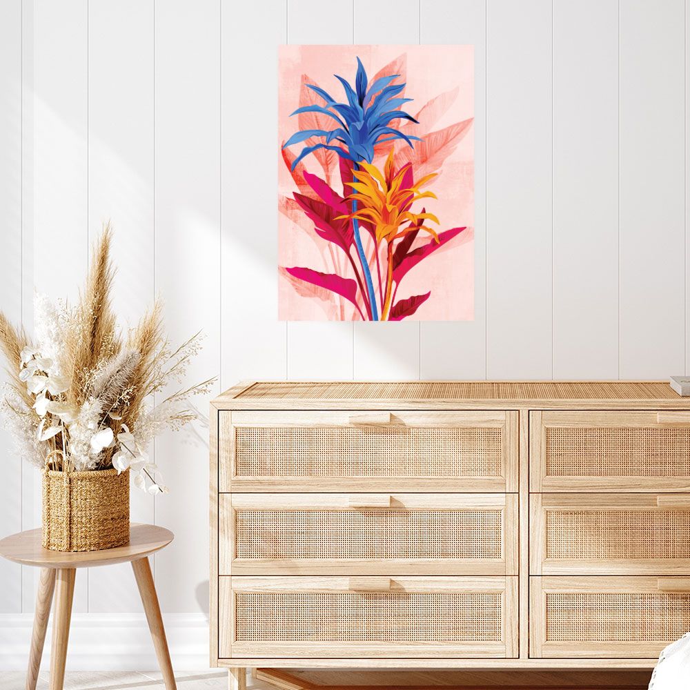 Affiche Fleurs vibrantes