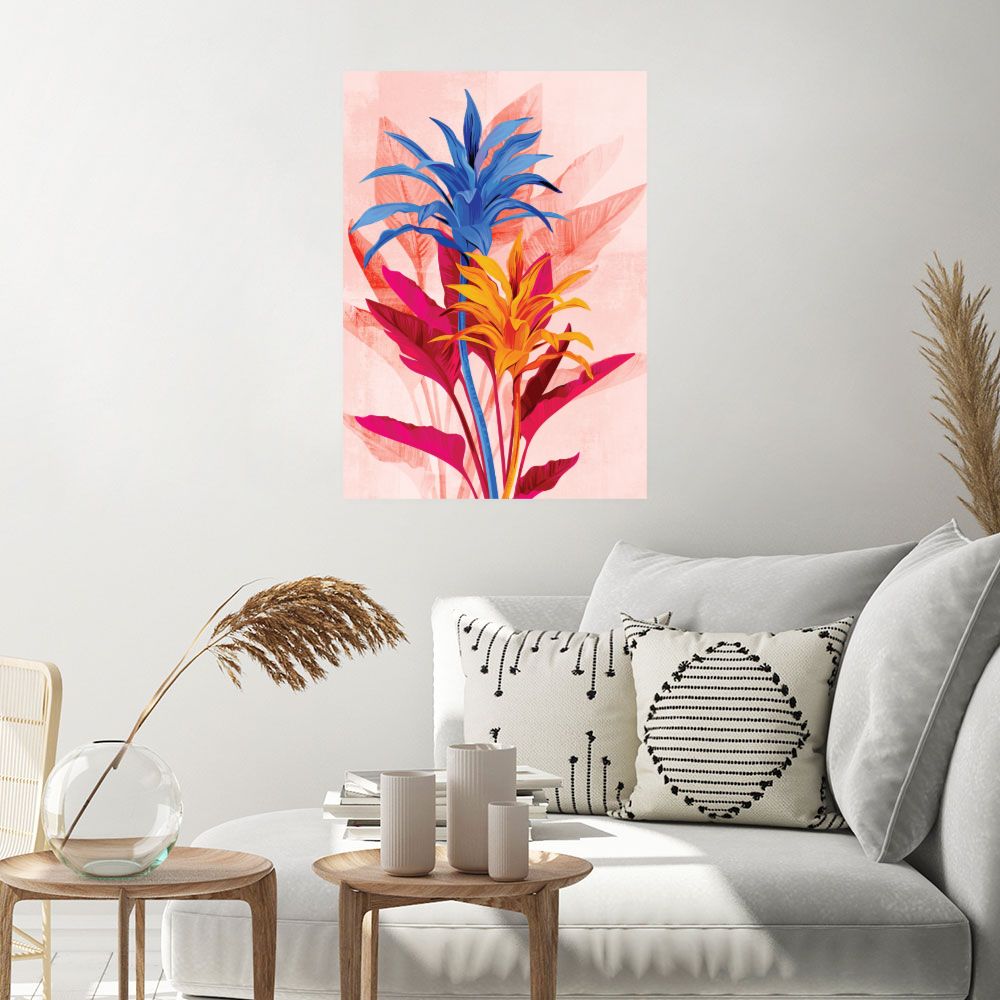Affiche Fleurs vibrantes