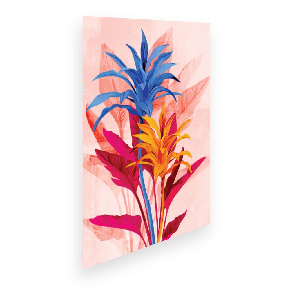 Affiche Fleurs vibrantes