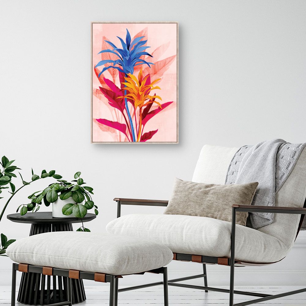 Tableau Fleurs exotiques vibrantes