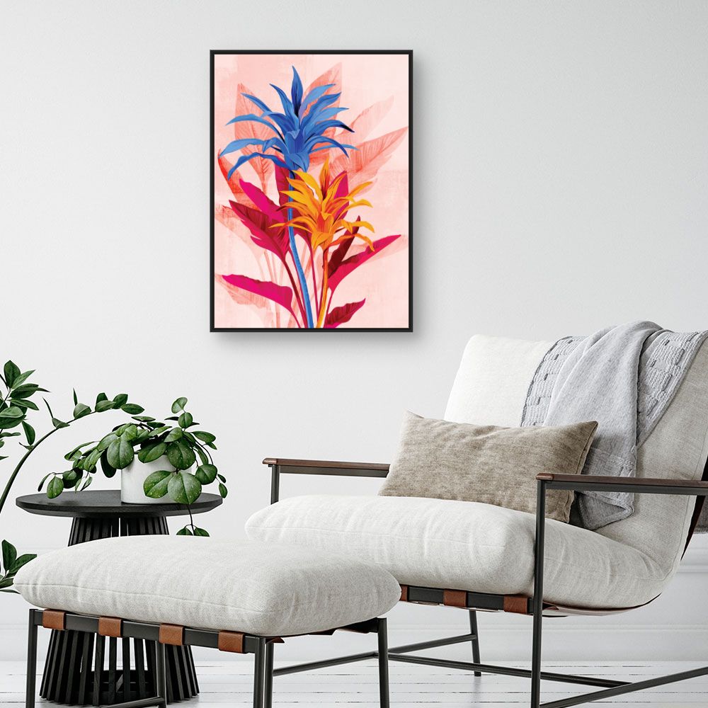 Tableau Fleurs exotiques vibrantes