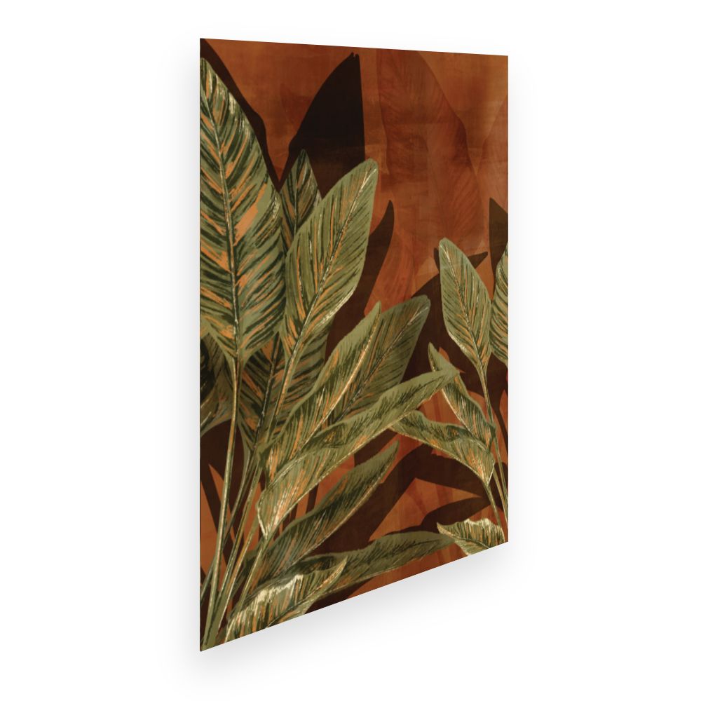 Affiche Feuilles tropicales