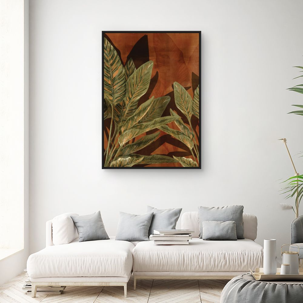 Tableau Feuillage exotique