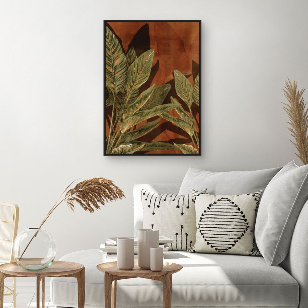 Tableau Feuillage exotique