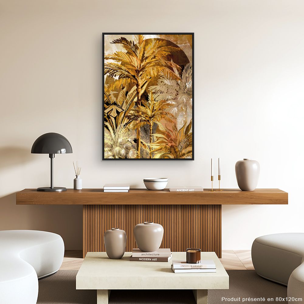 Tableau Palmiers exotiques
