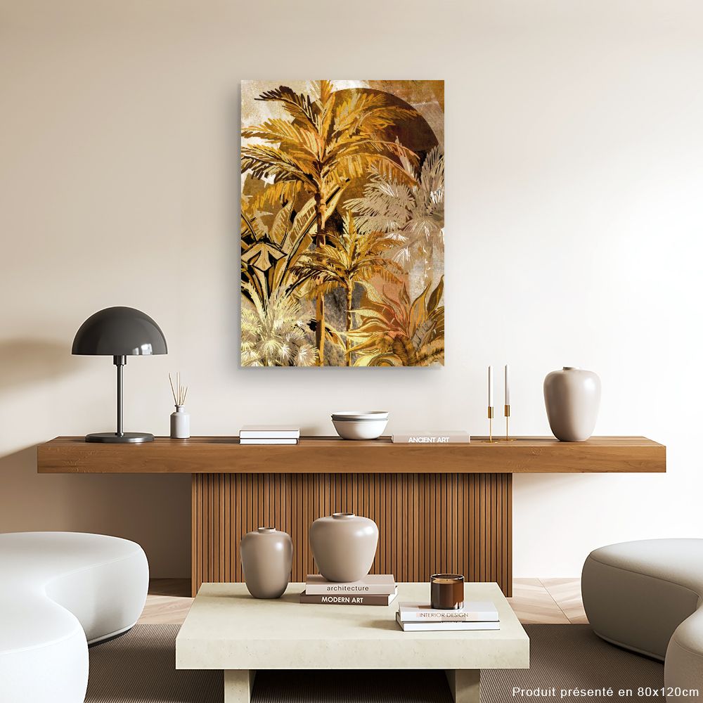 Tableau Palmiers exotiques