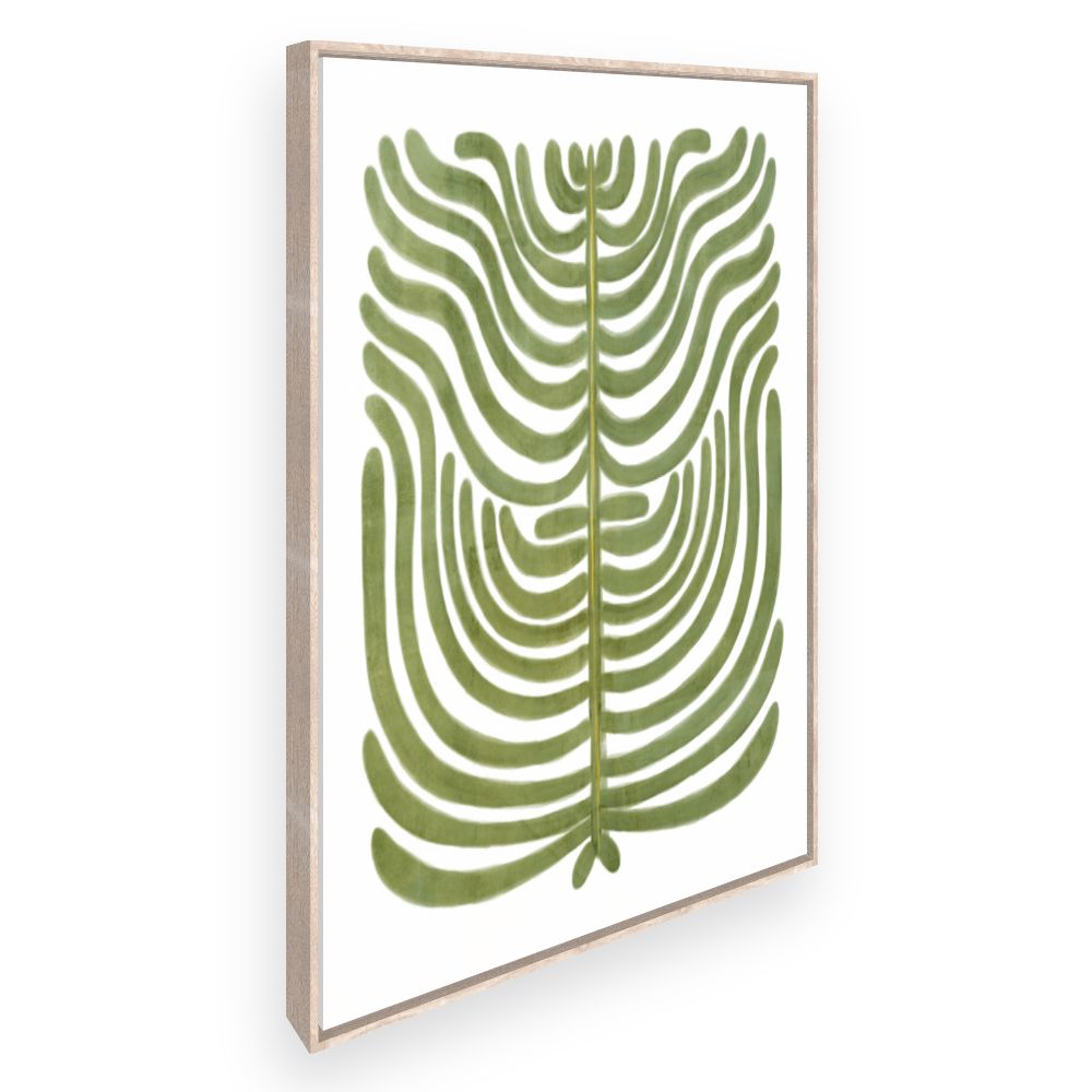 Toile Feuille stylisée