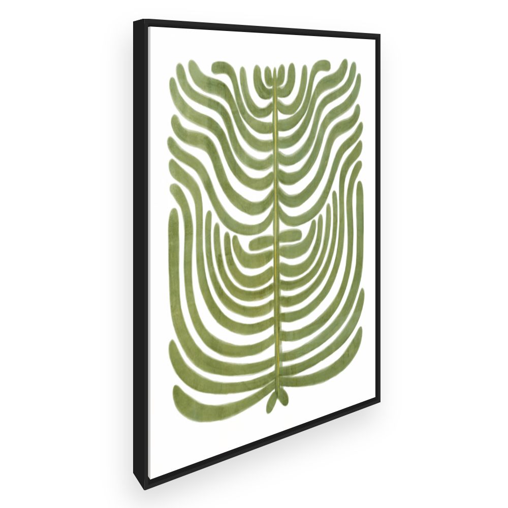 Toile Feuille stylisée