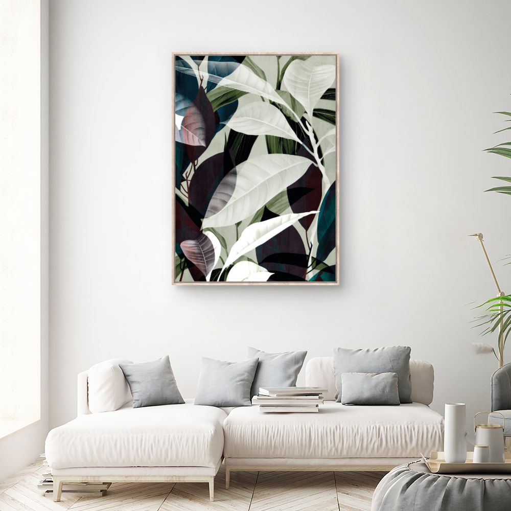 Tableau Feuillage exotique