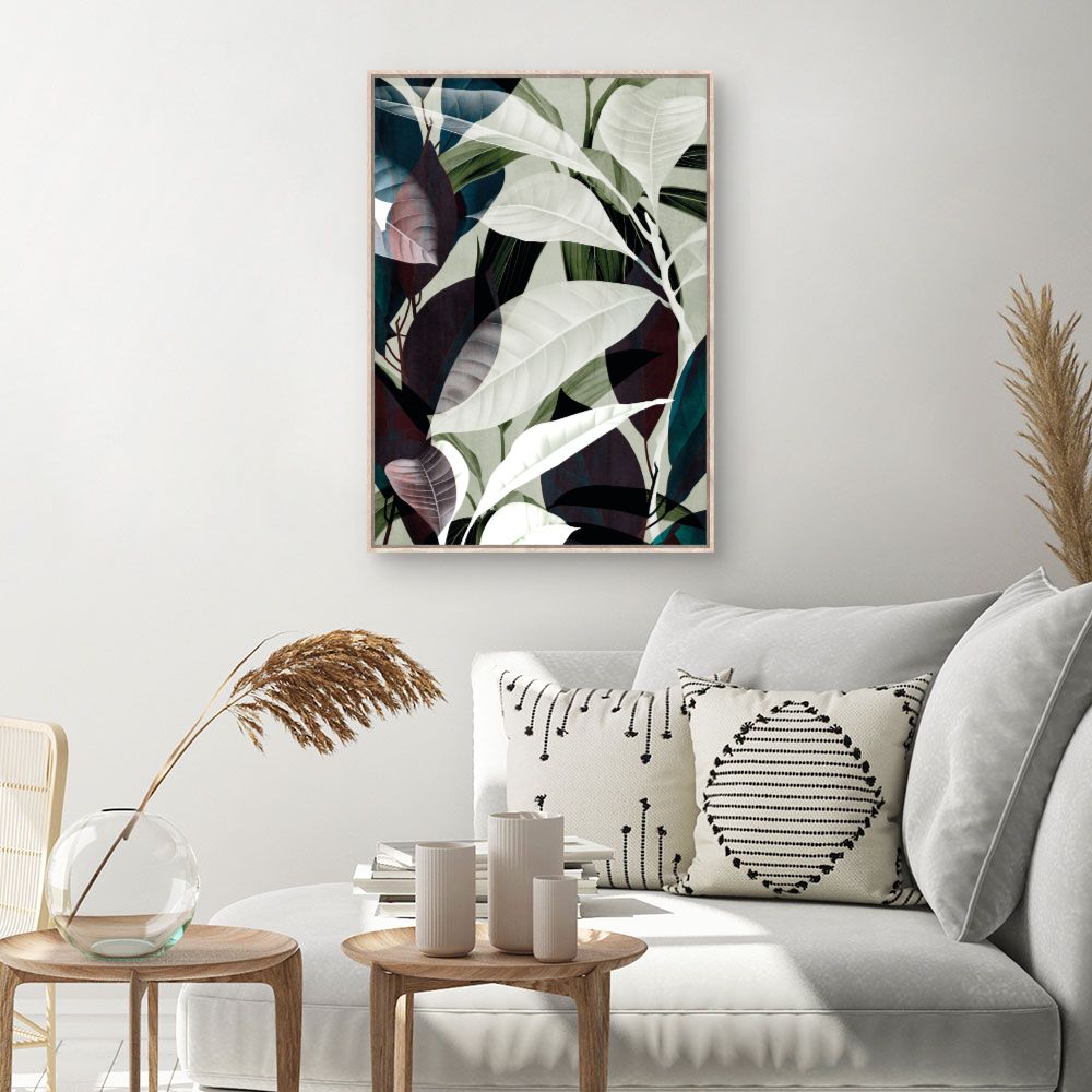 Tableau Feuillage exotique