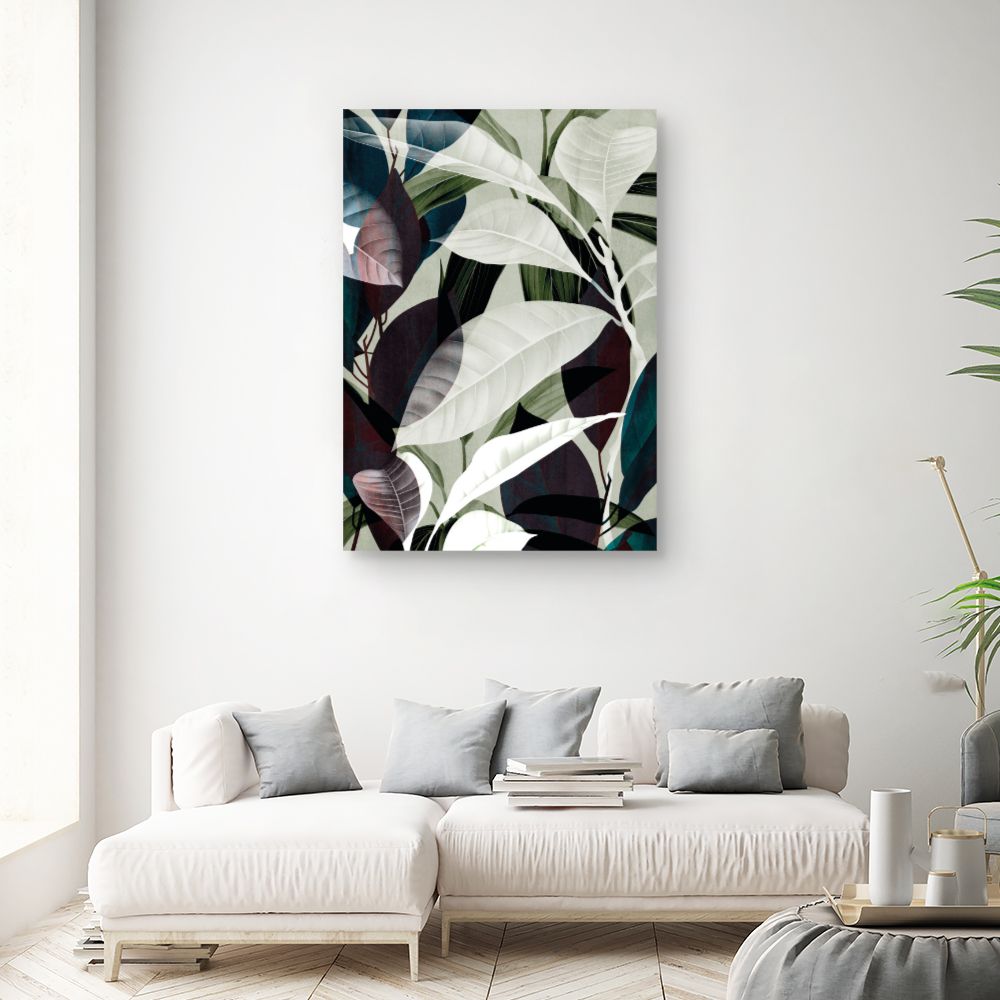 Tableau Feuillage exotique