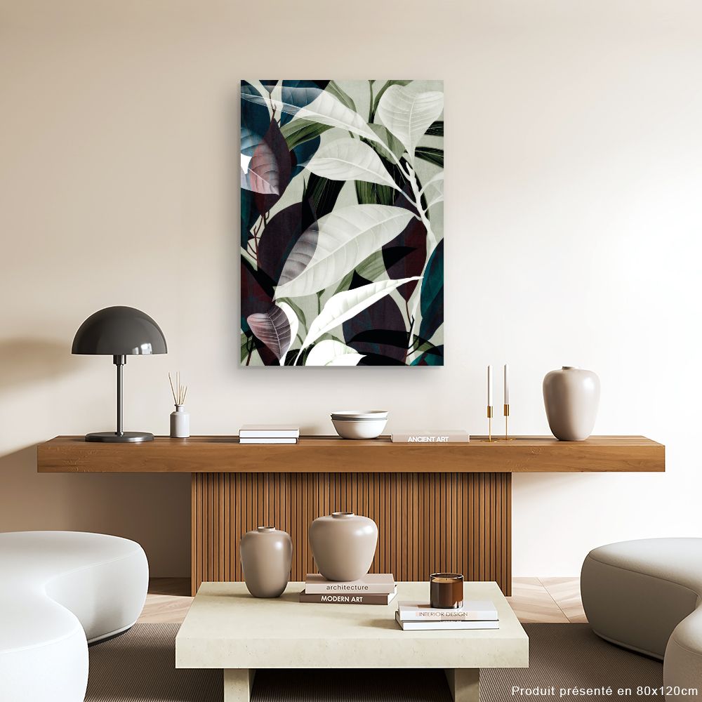 Tableau Feuillage exotique