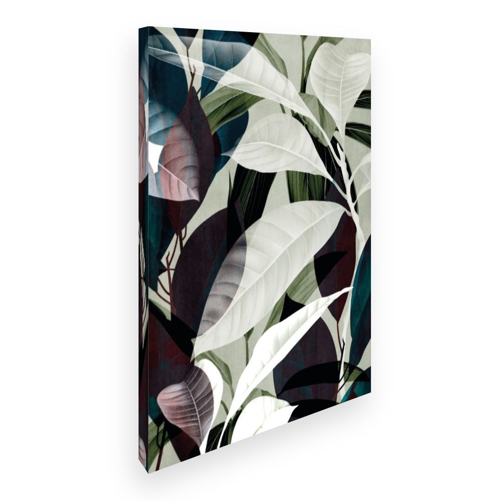 Toile Feuillage exotique