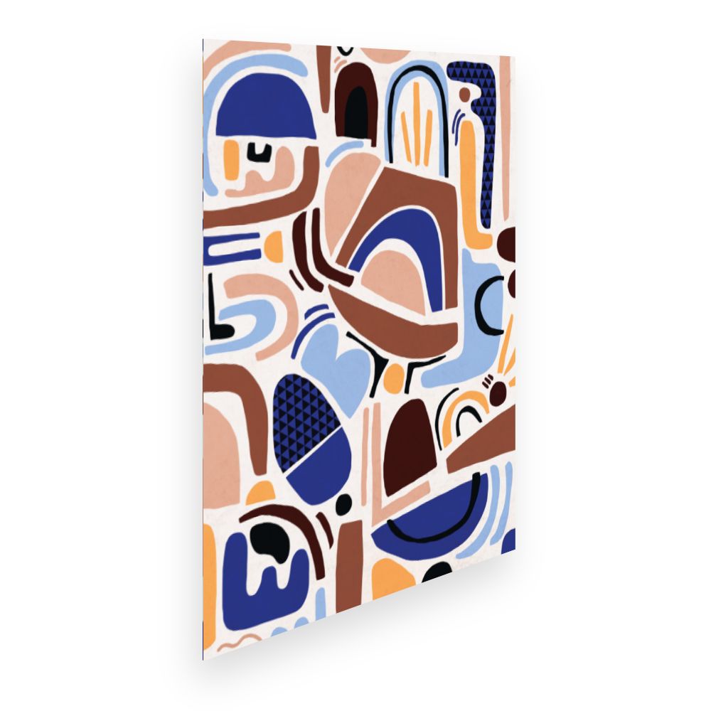 Affiche Motifs abstraits colorés