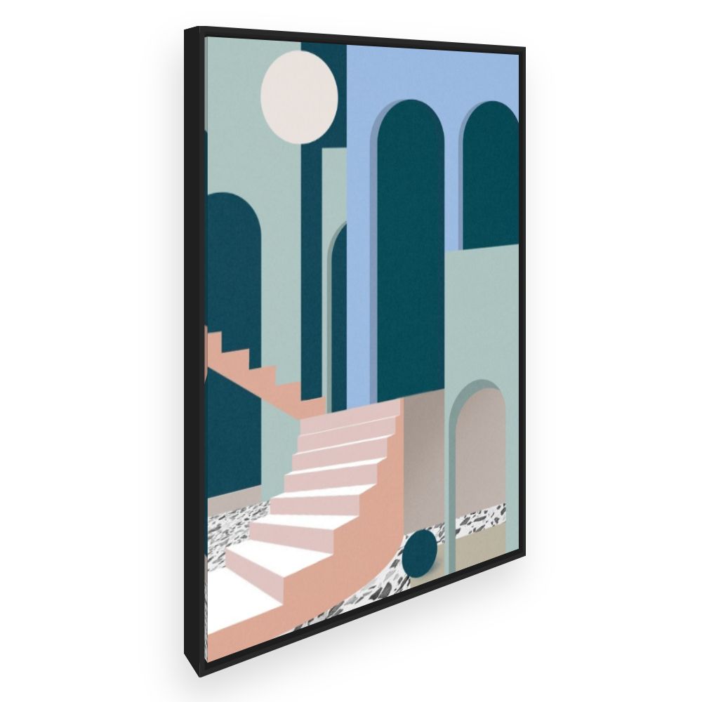 Toile Escaliers élégants