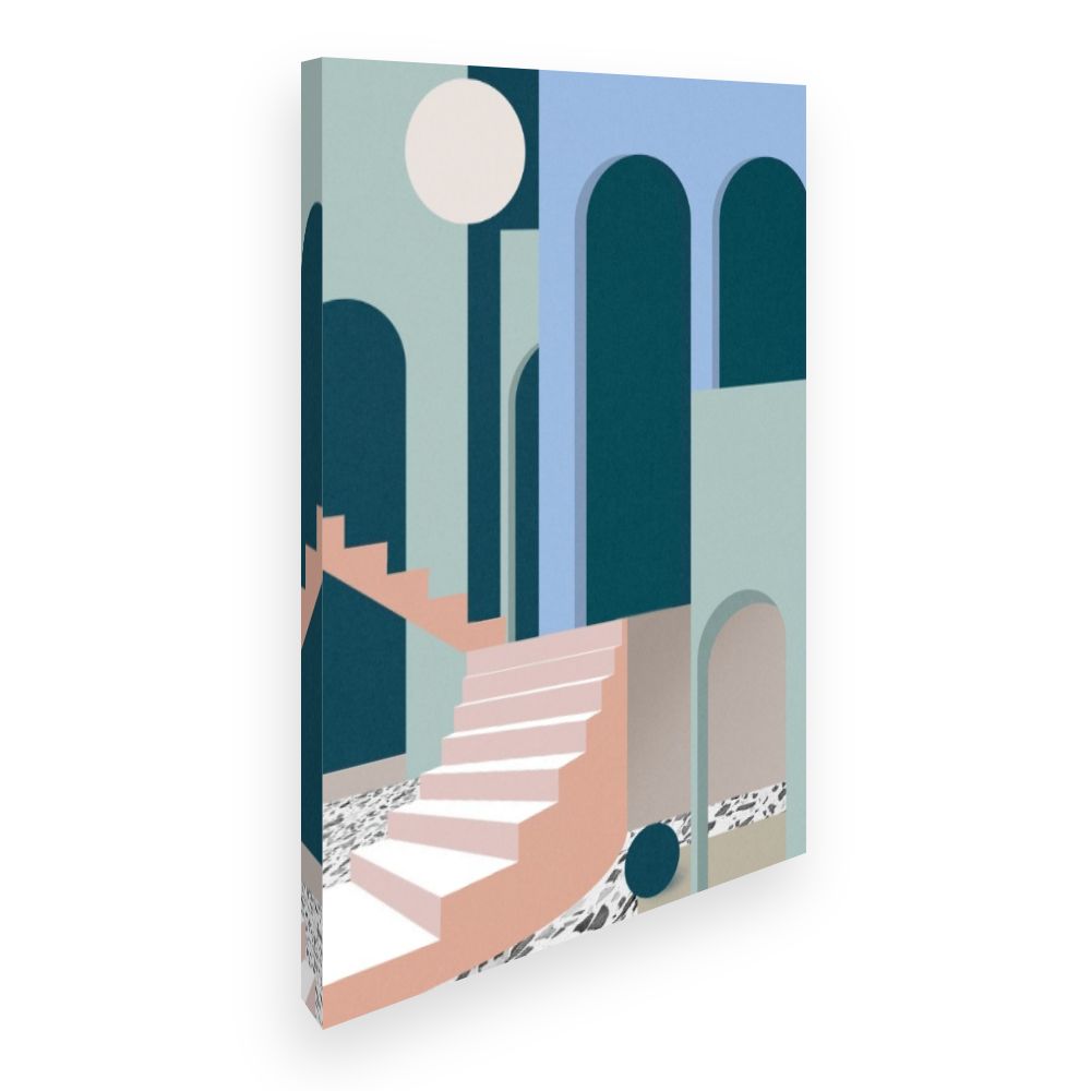 Toile Escaliers élégants