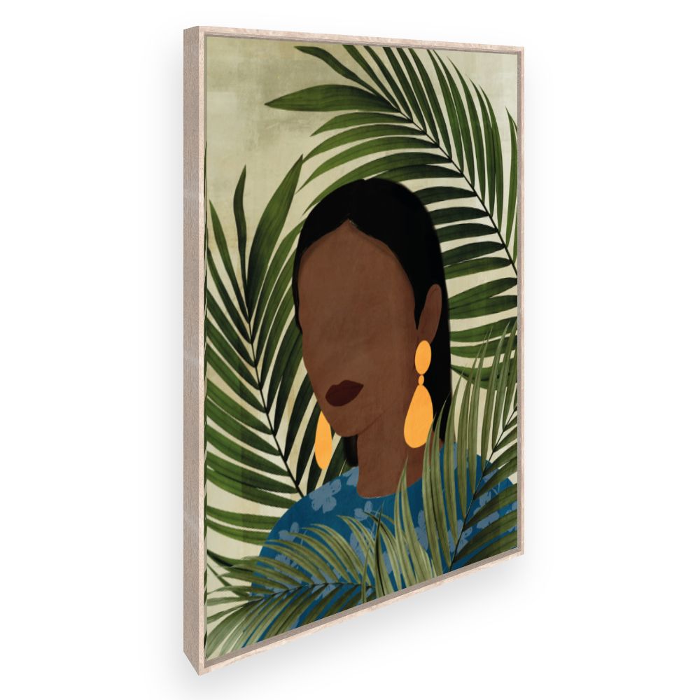 Toile Portrait tropical