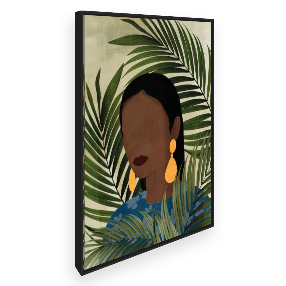 Toile Portrait tropical
