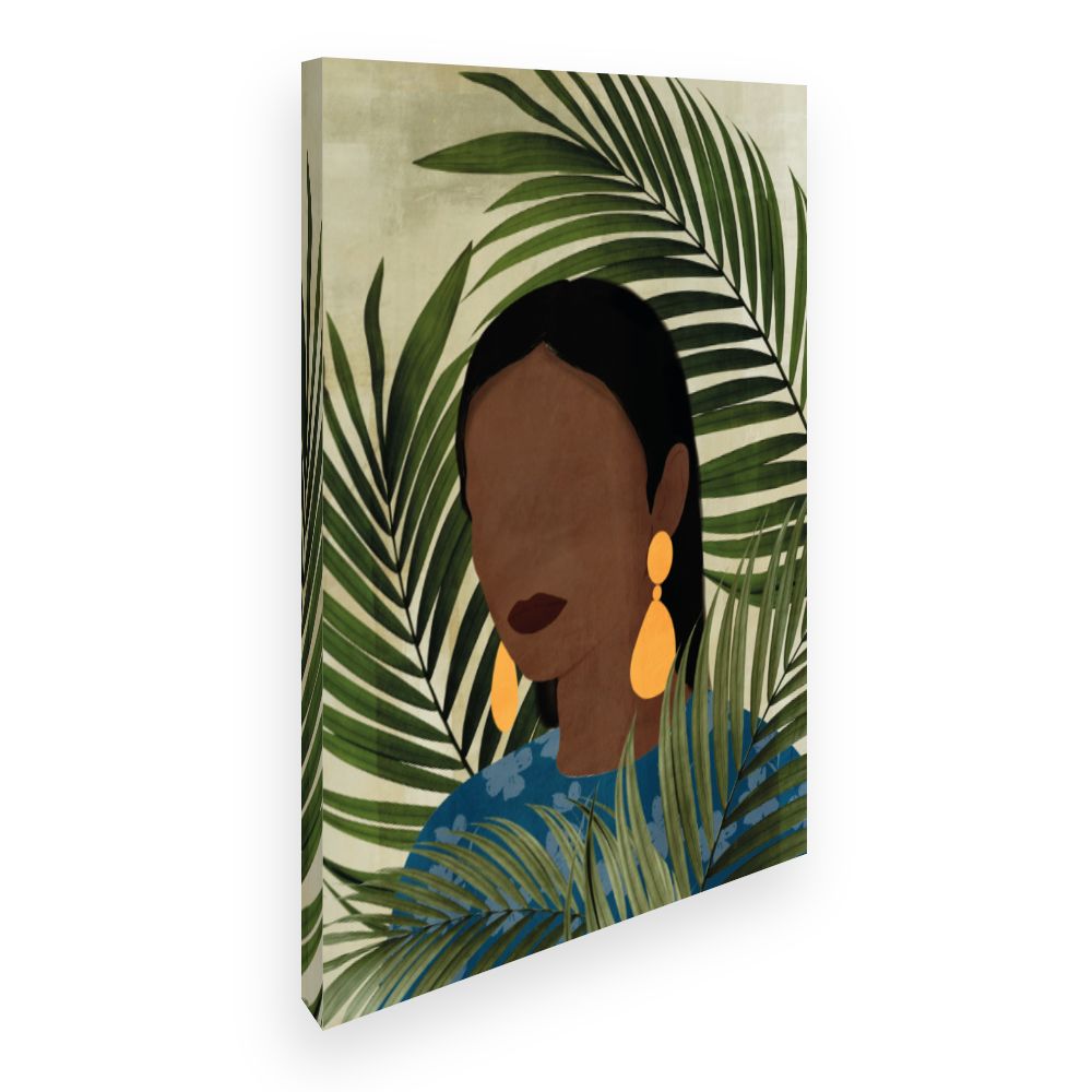 Toile Portrait tropical