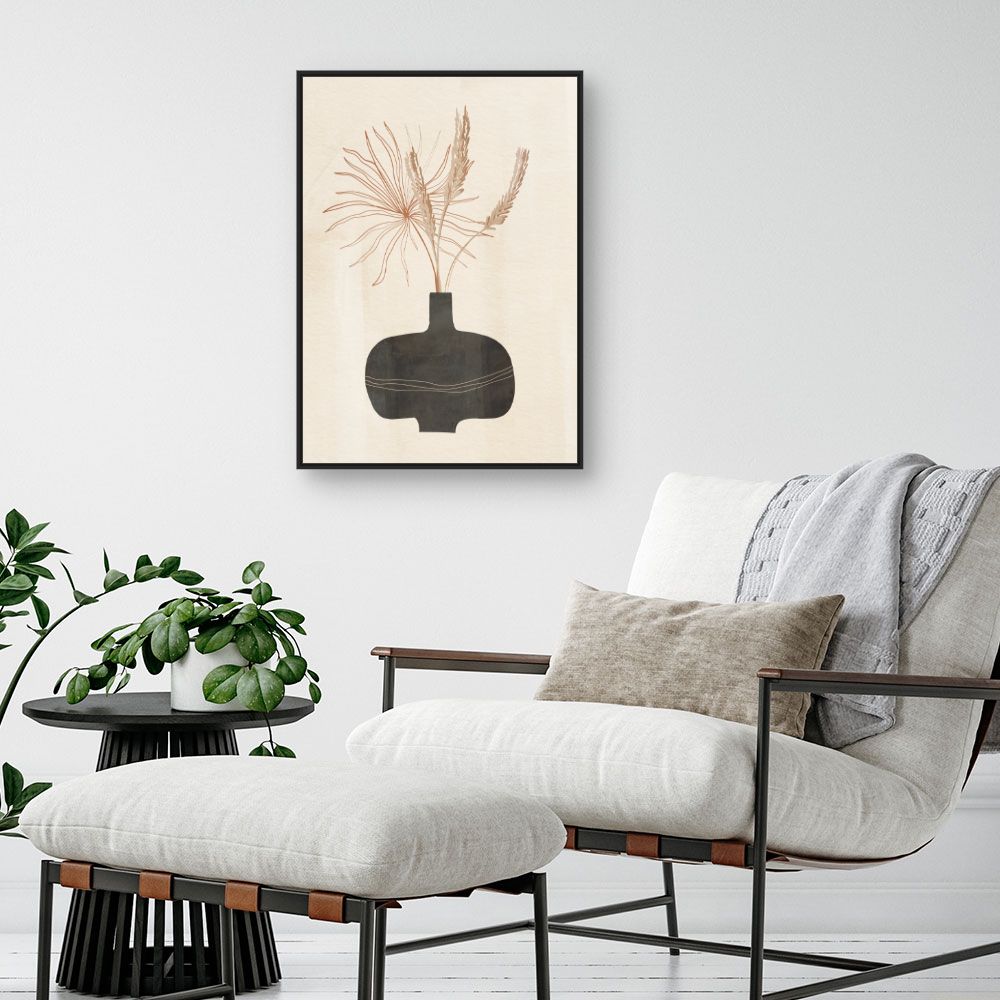 Tableau Vase floral contemporain