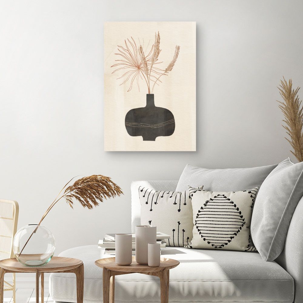 Tableau Vase floral contemporain