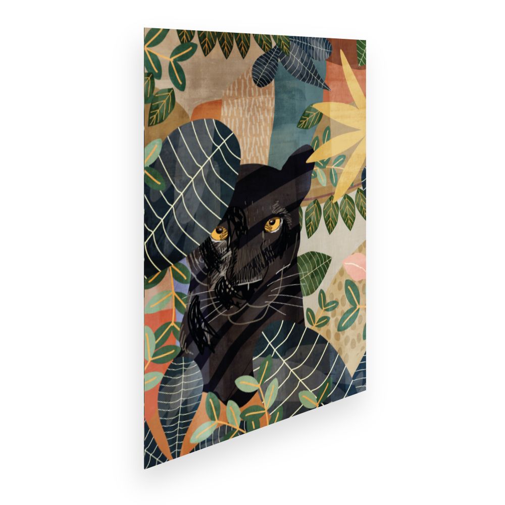 Affiche Panthère dans la jungle